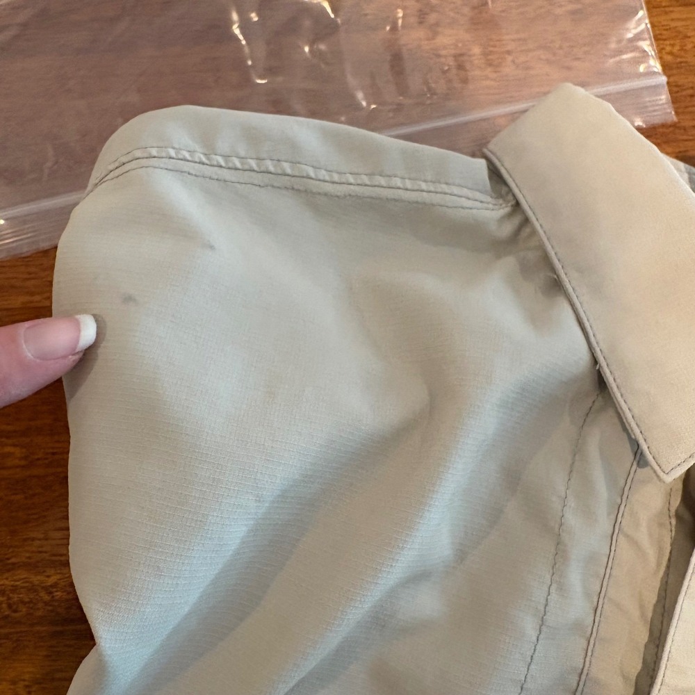 Kuhl Airspeed Men Large Tall Tan Vent Shirt Outdoor Hiking Fishing UPF - Picture 6 of 16